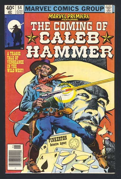 Marvel Premiere #54 VF 1980 Marvel 1st Caleb Hammer NEWSSTAND Comic Book