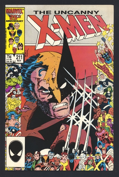Uncanny X-Men #211 FN 1986 Marvel vs Marauders Comic Book
