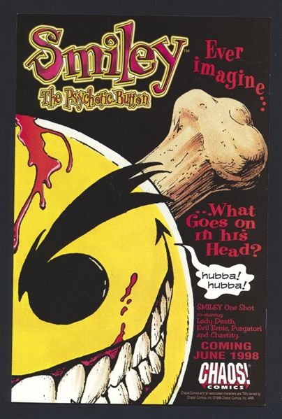 Omen #1 NM 1998 Chaos! Carcass Variant Comic Book