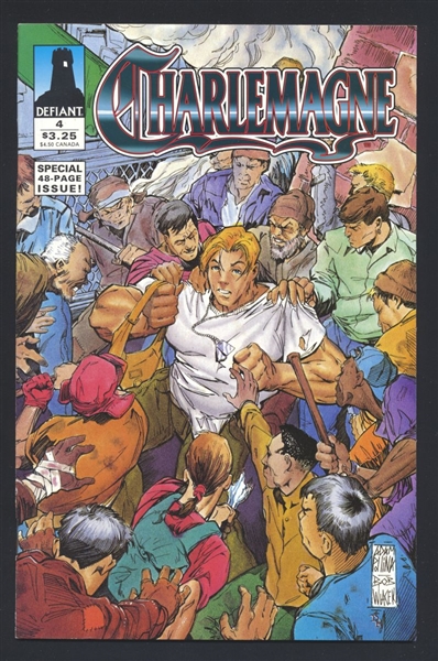 Charlemagne #4 FN 1994 Defiant Jim Shooter Comic Book