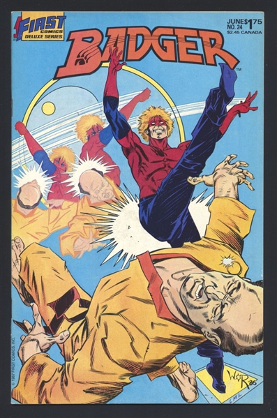 Badger #24 FN 1987 First MIke Baron Comic Book