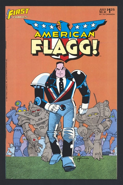 American Flagg #42 FN 1987 First Howard Chaykin Comic Book