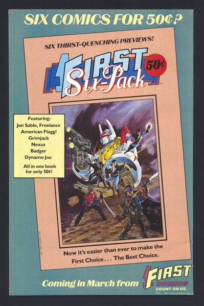 American Flagg #42 FN 1987 First Howard Chaykin Comic Book