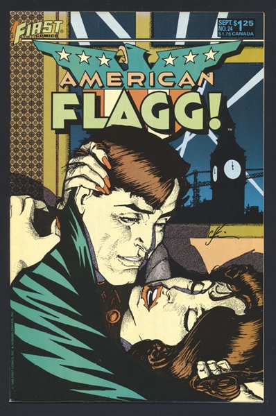 American Flagg #24 VF/NM 1985 First Howard Chaykin Comic Book