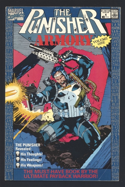 The Punisher Armory #1 FN 1990 Marvel Comic Book
