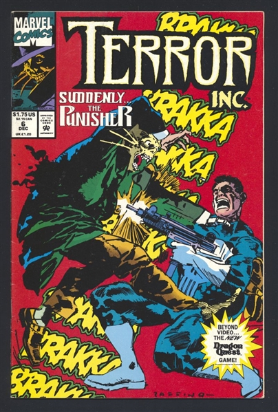 Terror, Inc. #6 NM 1992 Marvel Punisher Comic Book