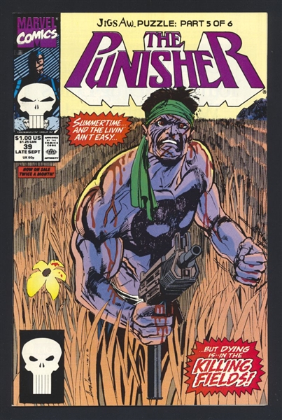 Punisher (1987) #39 VF/NM 1990 Marvel Jigsaw Puzzle p5 Comic Book