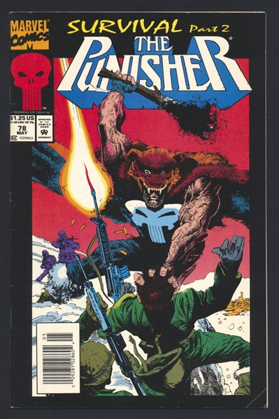 Punisher (1987) #78 FN 1993 Marvel NEWSSTAND Comic Book