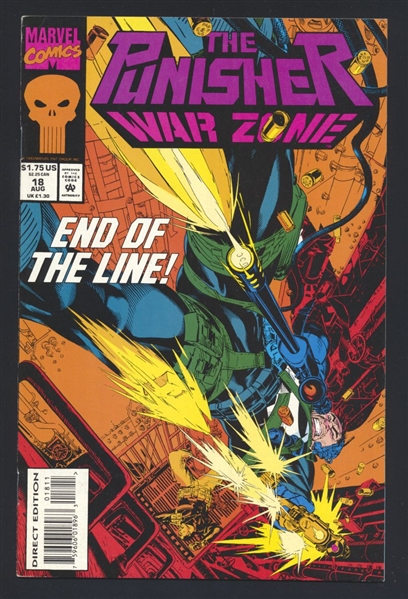 Punisher: War Zone #18 VF 1993 Marvel Comic Book