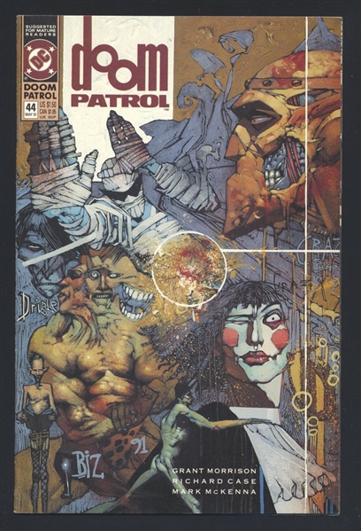 Doom Patrol (1987) #44 VF 1991 DC Grant Morrison Comic Book