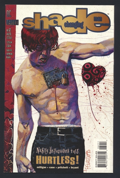 Shade Changing Man (V2) #62 VF/NM 1995 DC (Vertigo) Nasty Infections p4
