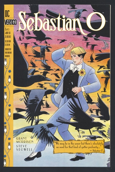 Sebastian O #2 VF/NM 1993 DC (Vertigo) Grant Morrison Comic Book