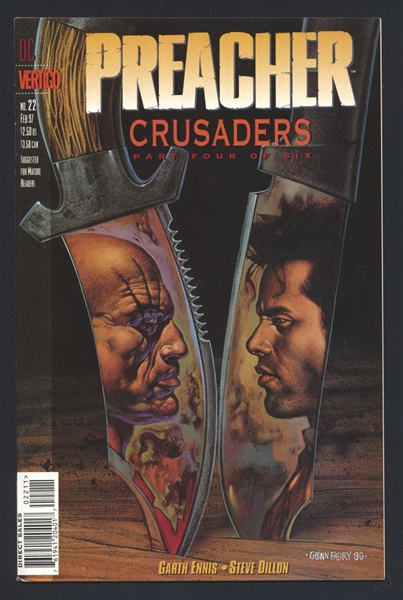 Preacher #22 VF/NM 1997 DC (Vertigo) Crusaders p4 Comic Book