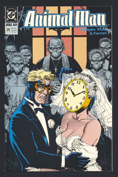 Animal Man #30 VF/NM 1990 DC Peter Milligan Brian Bolland Comic Book