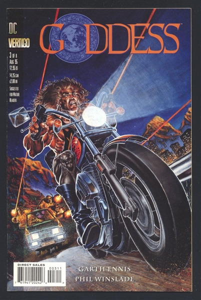 Goddess #3 VF/NM 1995 DC (Vertigo) Garth Ennis Comic Book