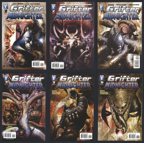 Grifter & Midnighter SET #1-6 VF/NM 2007 WildStorm (#1-6) Comic Book