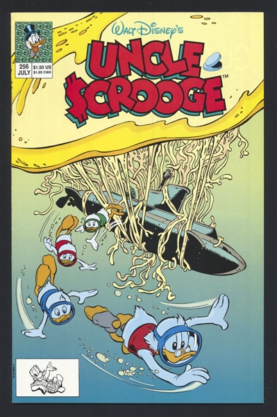 Walt Disney Uncle Scrooge #256 VF/NM 1991 Disney Comic Book