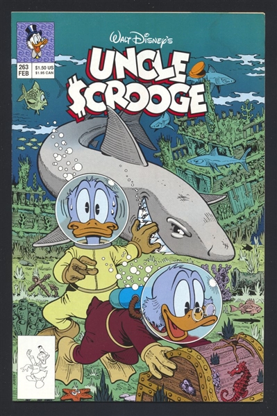 Walt Disney Uncle Scrooge #263 VG 1992 Disney Don Rosa Comic Book