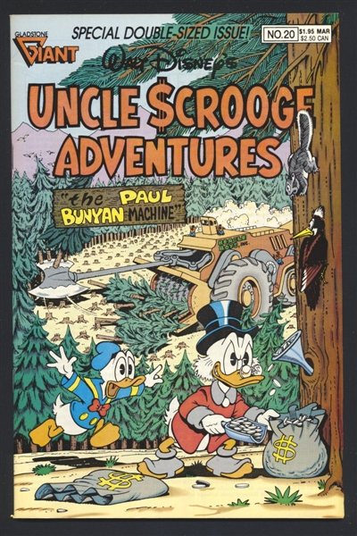 Uncle Scrooge Adventures #20 NM 1990 Gladstone Don Rosa Comic Book