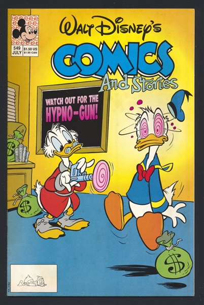 Walt Disney's Comics and Stories #549 VF 1990 Disney Comic Book