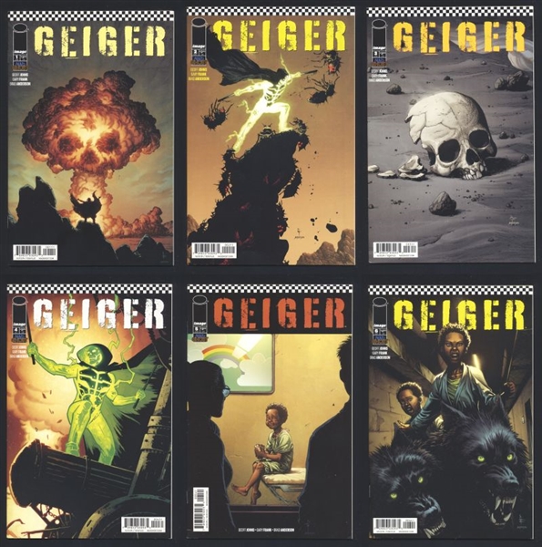 Geiger RUN #1-6 VF/NM 2021 Image Atom Bomb Cover Comic Book