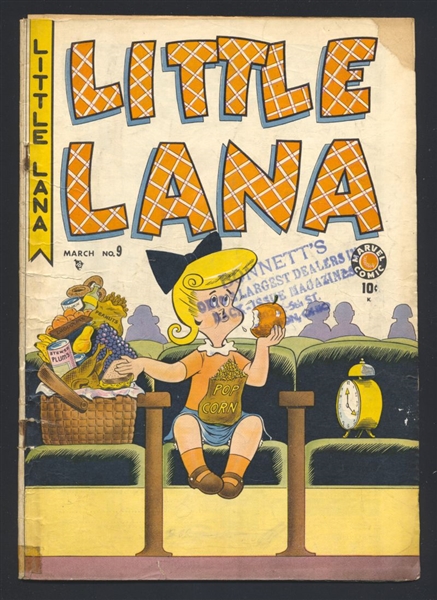 Little Lana #9 G 1950 Marvel Timely Final Issue Comic Book