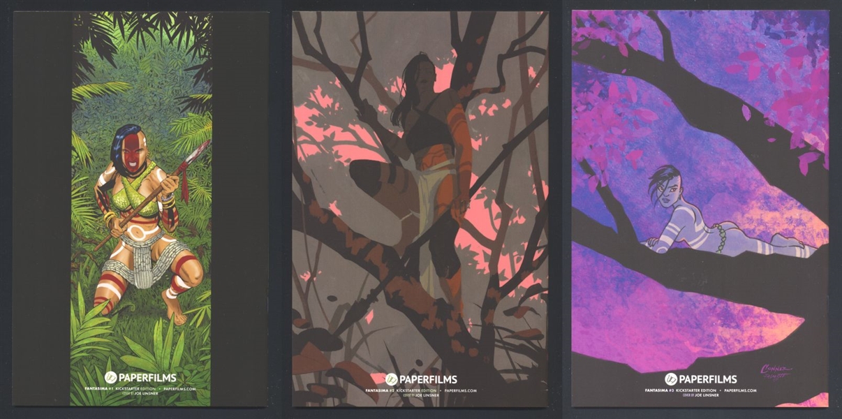 Fantasima SET #1-3 NM 2024 Paperfilms Scarce Kickstarter Linsner Covers