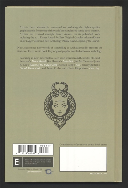 Mouse Guard Labyrinth and Other Stories FCBD 2012 HC NM David Petersen 2012