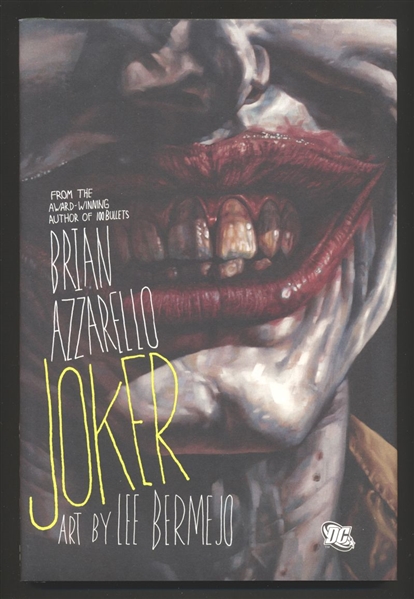 Joker (V2) HC NM 2008 DC Brian Azzarello Lee Bermejo Comic Book