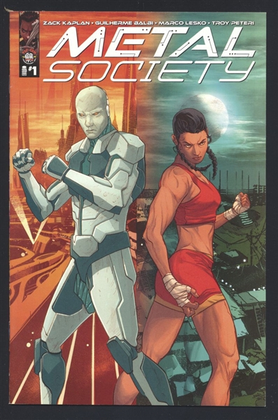 Metal Society #1 VF/NM 2022 Image Humans vs Robot Fighting Comic Book