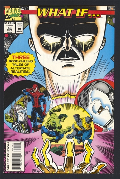 What If…? (V2) #53 FN Iron Man Hulk Spider-Man 1993 Marvel Comic Book
