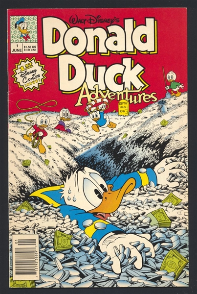Donald Duck Adventures #1 FN Don Rosa 1990 Disney Comic Book