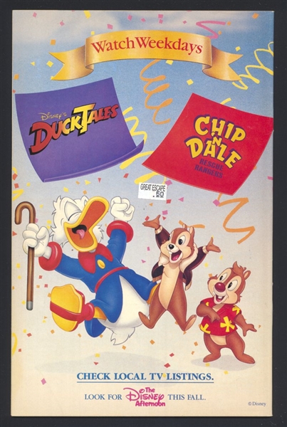 Donald Duck Adventures #1 FN Don Rosa 1990 Disney Comic Book