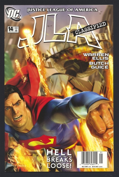 JLA: Classified #14 VF NEWSSTAND Warren Ellis 2006 DC Comic Book