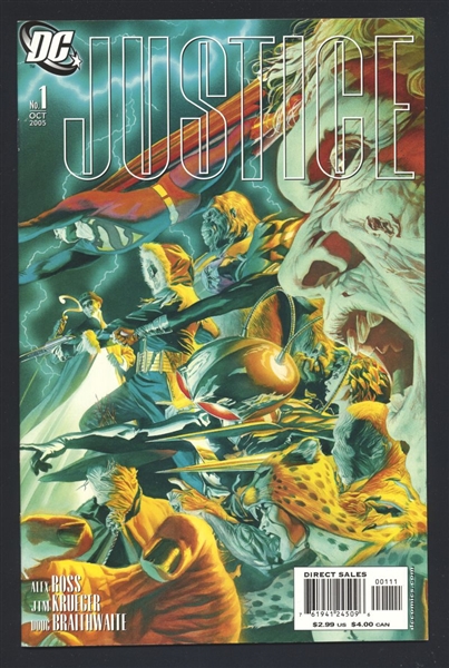 Justice #1 VF Alex Ross 2005 DC Comic Book