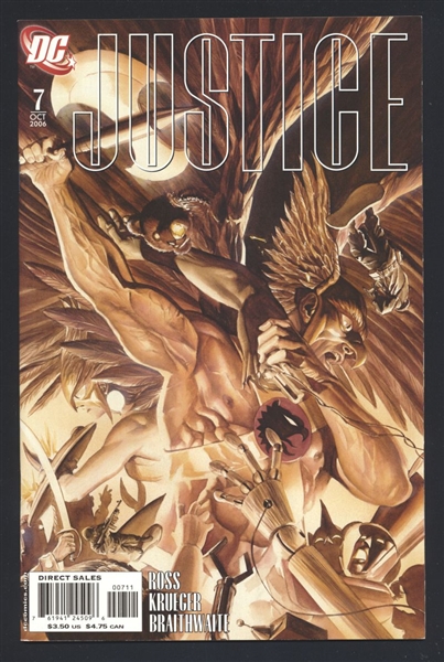 Justice #7 VF/NM Alex Ross 2006 DC Comic Book