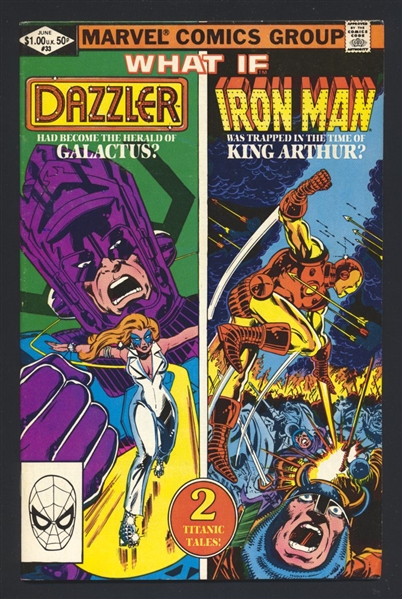 What If…? (V1) #33 VF Dazzler Iron Man 1982 Marvel Comic Book