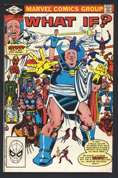 What If…? (V1) #34 VF/NM The Watcher 1982 Marvel Comic Book