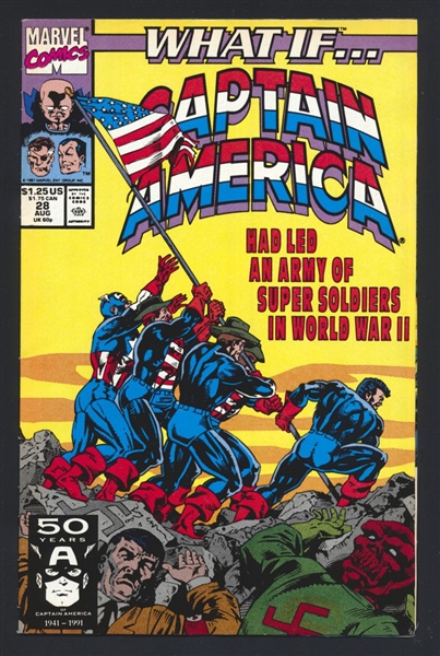 What If…? (V2) #28 FN Captain America 1991 Marvel Comic Book