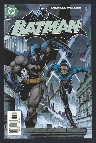 Batman #615 VF/NM Jim Lee Hush p8 2003 DC Comic Book