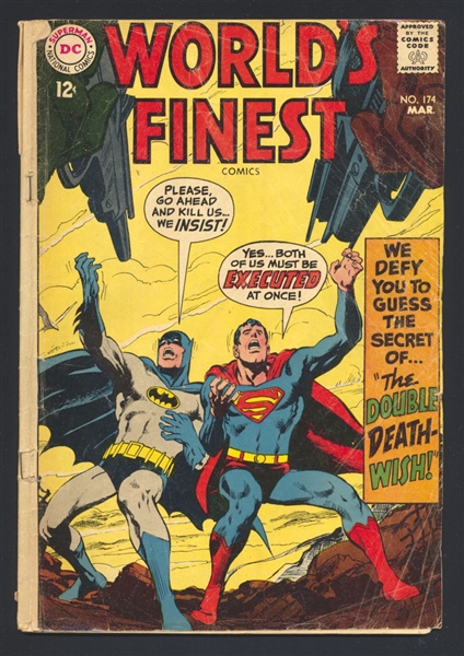 World's Finest Comics #174 FR Neal Adams 1968 DC Comic Book