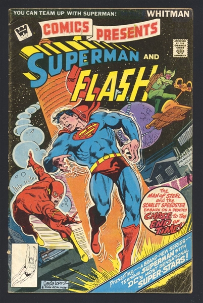 DC Comics Presents #1 G Whitman Variant Superman Flash 1978 DC Comic Book