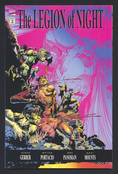 The Legion of Night #2 VF Whilce Portacio 1991 Marvel Comic Book