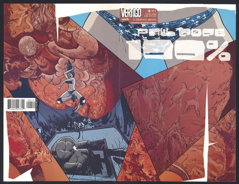 100% #4 NM Paul Pope 2002 DC (Vertigo) Comic Book