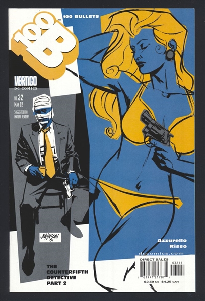 100 Bullets #32 VF The Counterfifth Detective p2 2002 DC (Vertigo) Comic Book
