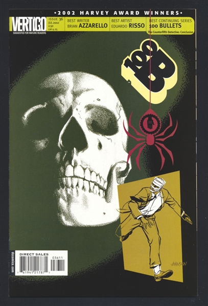 100 Bullets #36 NM The Counterfifth Detective p6 2002 DC (Vertigo) Comic Book