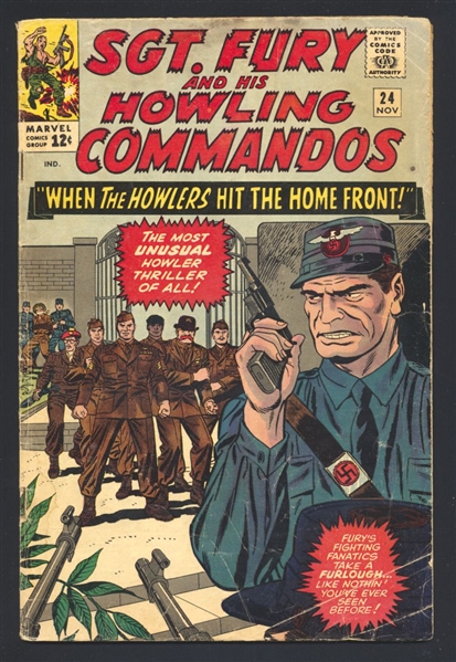 Sgt. Fury #24 GVG 1965 Marvel Comic Book