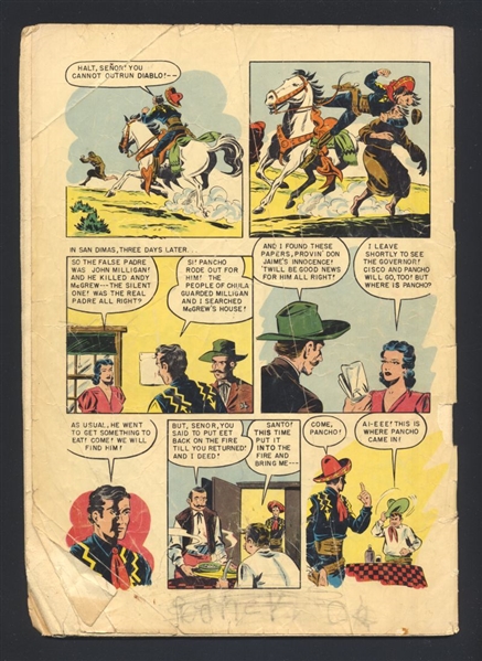 The Cisco Kid #15 FR 1953 Dell Comic Book