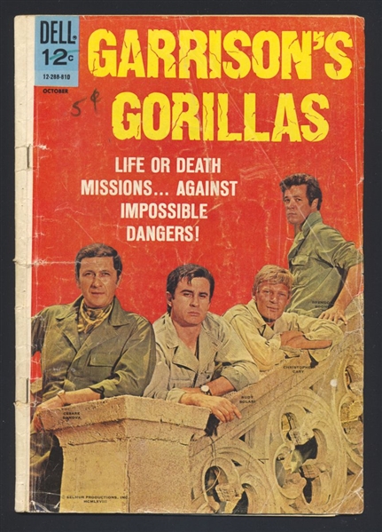 Garrison's Gorillas #4 G 1968 Dell Comic Book