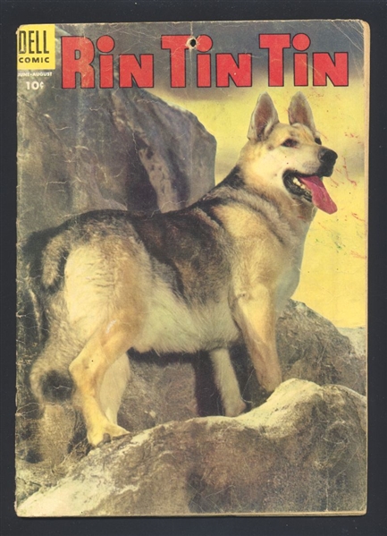 Rin Tin Tin #9 G 1955 Dell Comic Book